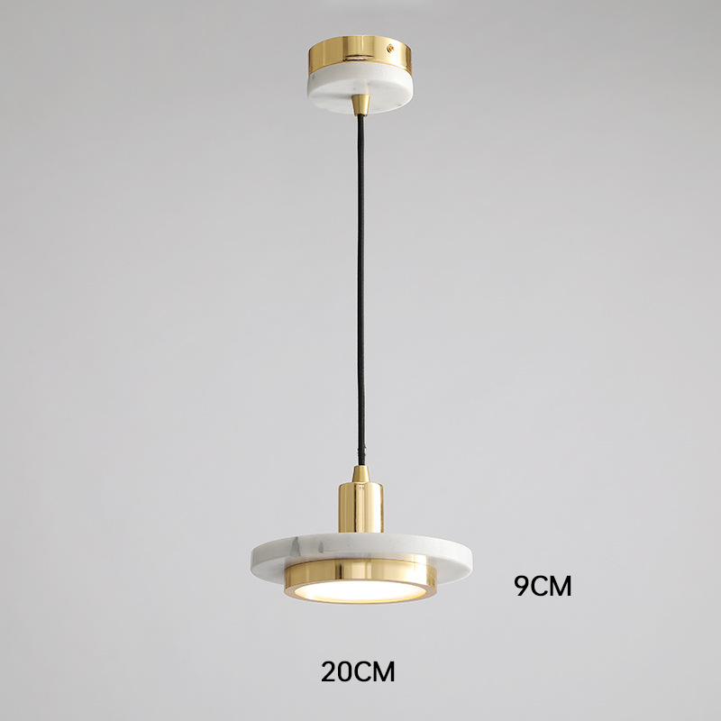 Modern Minimalist Marble Pendant Light for Home and Office Decor