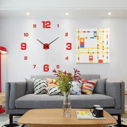 Modern Wall Clock for Home and Office - Stylish Creative Design in Durable Material