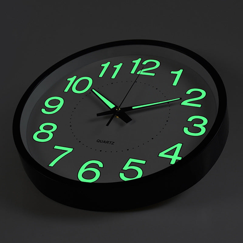 Illuminated Wall Clock for Home and Office - Modern Design, Easy Readability