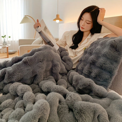 Plush Blanket for Cozy Comfort and Relaxation at Home or Office