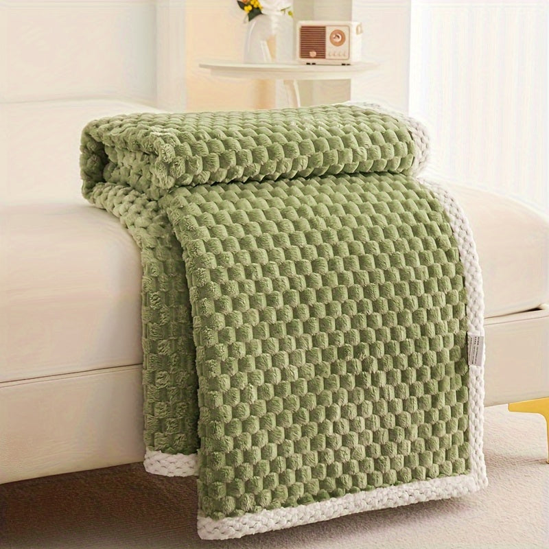 Premium Fleece Blanket Soft Cozy Elegant Texture for Home and Office