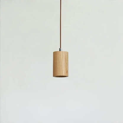 Scandinavian Wood Pendant Lamp for Home and Office Lighting