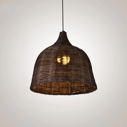 Rattan Pendant Light for Cozy Kitchen Decor - Bamboo & Rattan Design