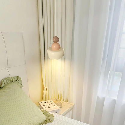 Romantic Bedroom Pendant Light with Warm Lighting for Cozy Ambiance