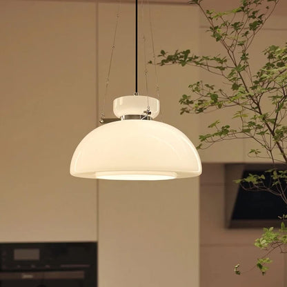 Pendant Light for Stylish Interiors - Modern Milky Glass Design for Home and Office