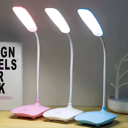 USB LED Desk Lamp Foldable for Home Office Use, Adjustable Brightness