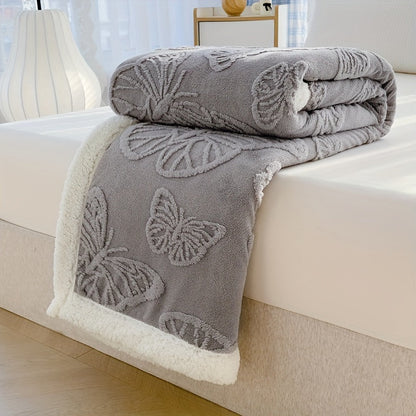 Ultra-Soft Reversible Butterfly Blanket for Cozy Home Decor