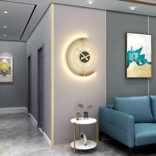 LED Wall Clock – Modern Design Ambient Lighting Decor for Home or Office