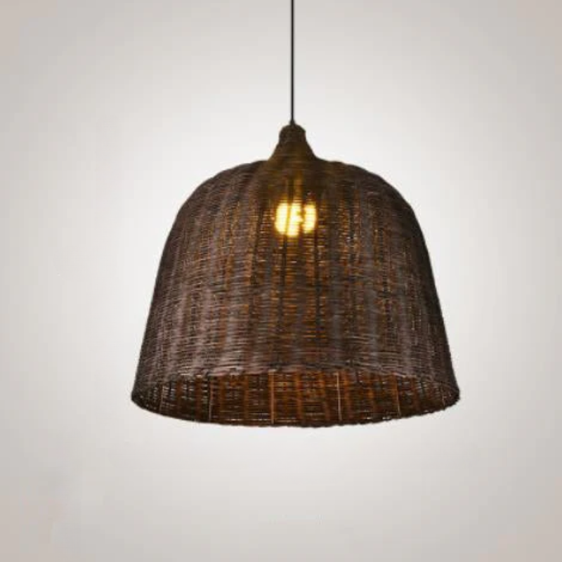 Rattan Pendant Light for Cozy Kitchen Decor - Bamboo & Rattan Design