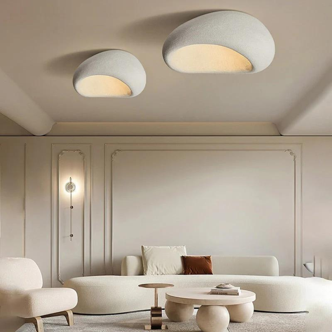 Modern Wabi Sabi Ceiling Light for Home and Office - Elegant Design