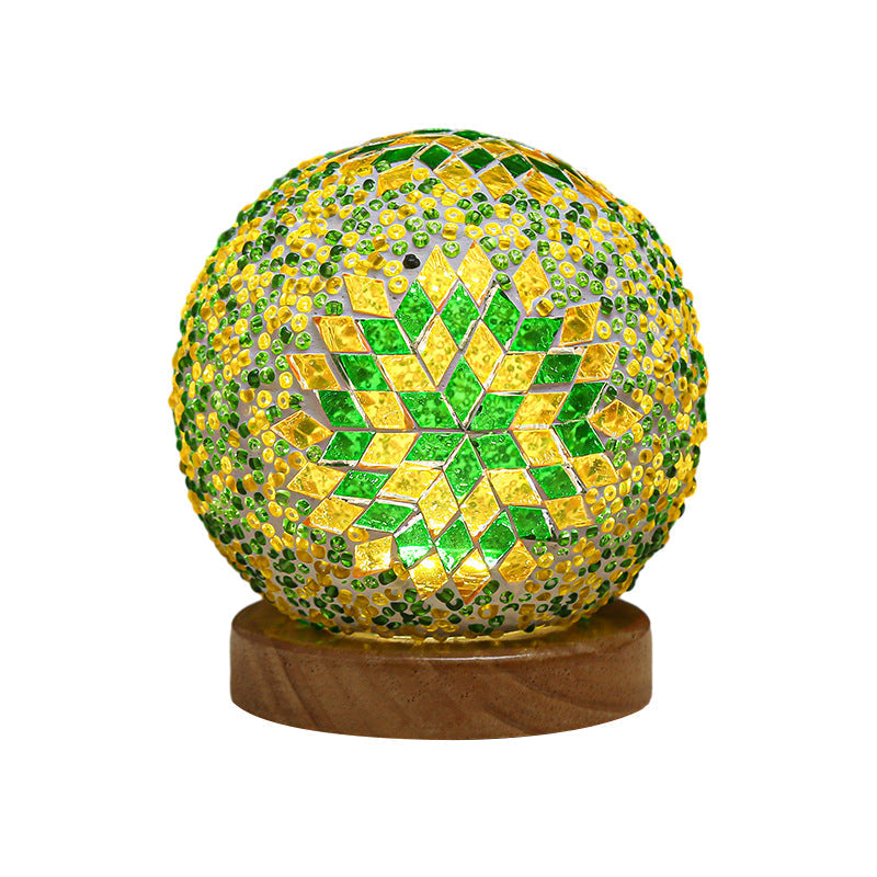 Mosaic Table Lamp Dimmable Elegant Design for Home and Office Decor