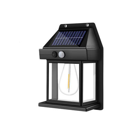 Retro Solar Outdoor Motion Sensor Light for Garden and Patio Illumination