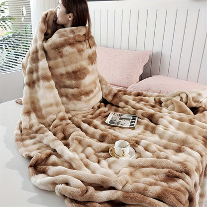 Faux Fur Blanket for Luxurious Comfort and Warmth at Home or Office