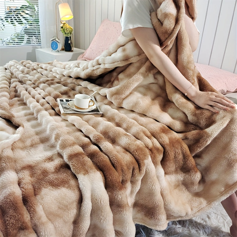 Faux Fur Blanket for Luxurious Comfort and Warmth at Home or Office