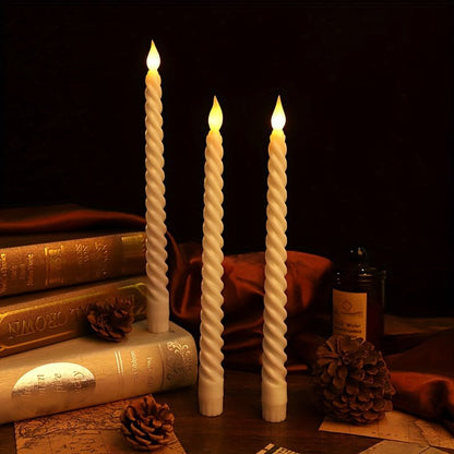 LED Candles Set – Realistic Battery Operated Flameless Decorative Lights