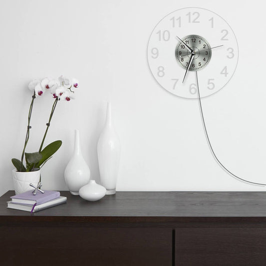 LED Acrylic Wall Clock with Illuminated Design for Home and Office Decor