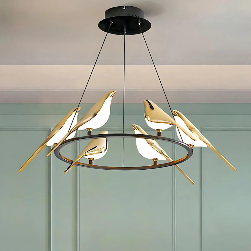 LED Pendant Light with Elegant Rings for Home and Office Decor