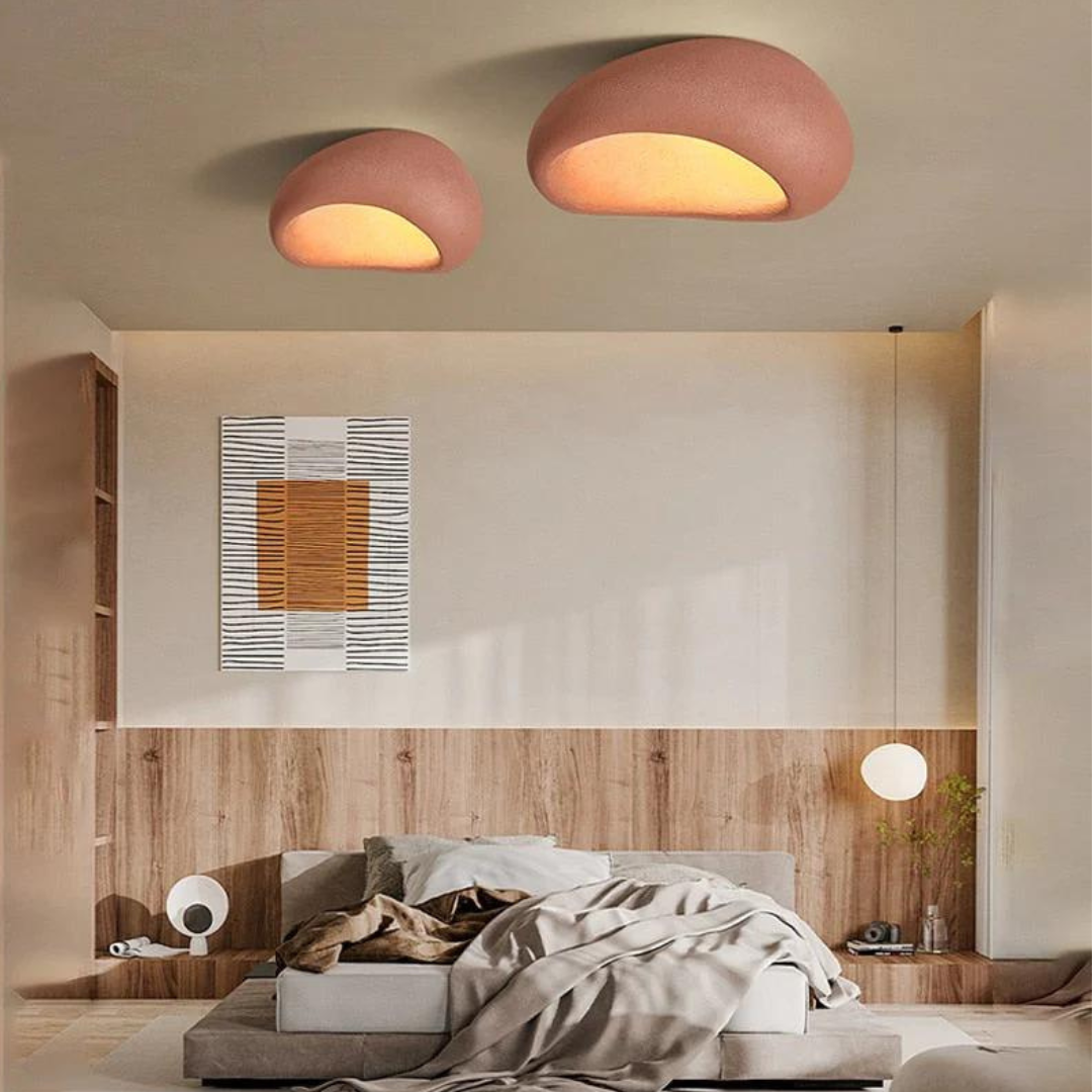 Modern Wabi Sabi Ceiling Light for Home and Office - Elegant Design