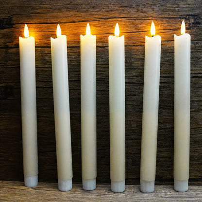 Flameless LED Cone Candles Set of 6 - Safe, Stylish Decor for Home & Events