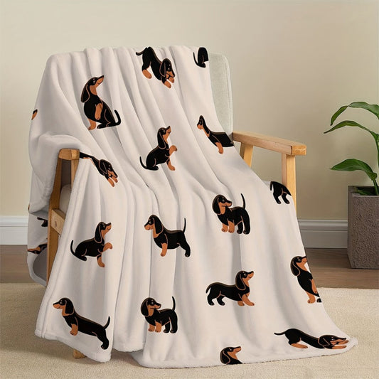 Soft Flannel Dog Lovers Blanket for Cozy Home Comfort and Snuggling