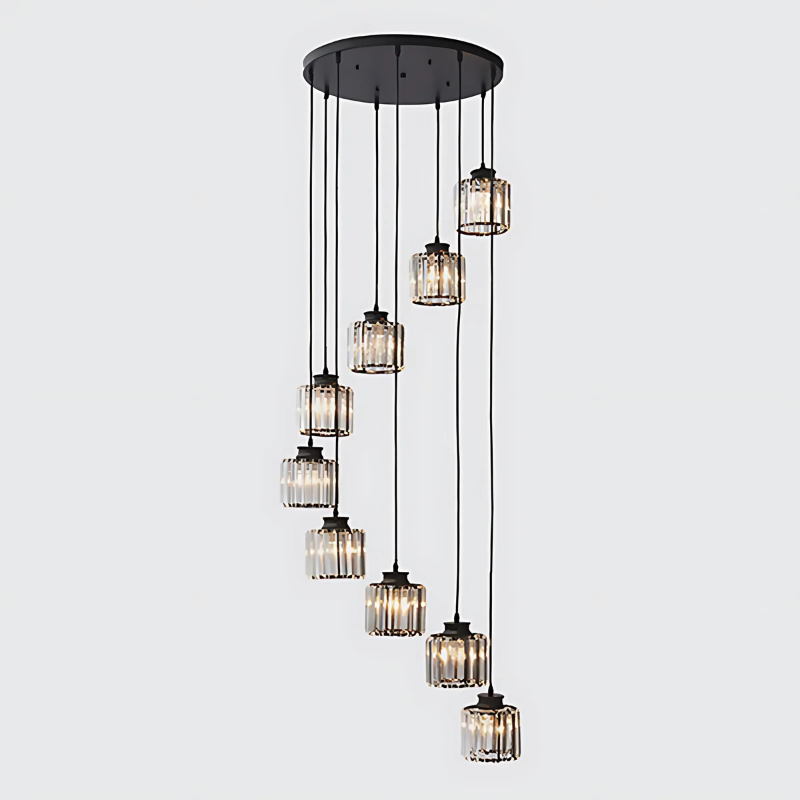 Minimalist Crystal Pendant Light for Modern Home and Office Decor