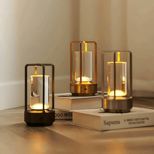 LED Table Lamp – Wireless Elegant Retro Design for Home and Office Lighting