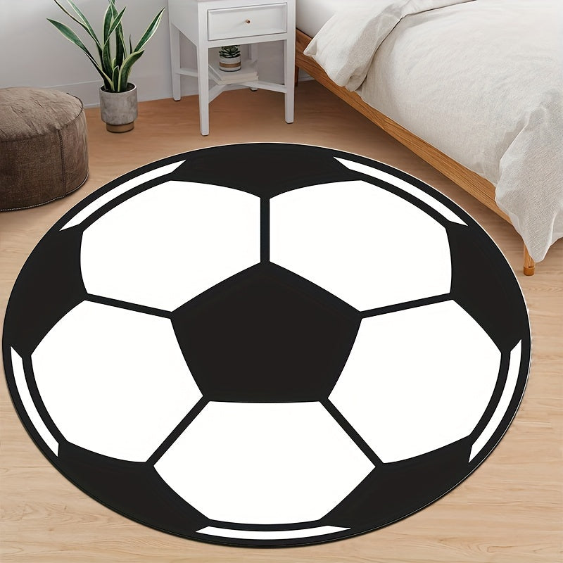 Non-Slip Football Area Rug for Home or Office - Durable, Stylish Design