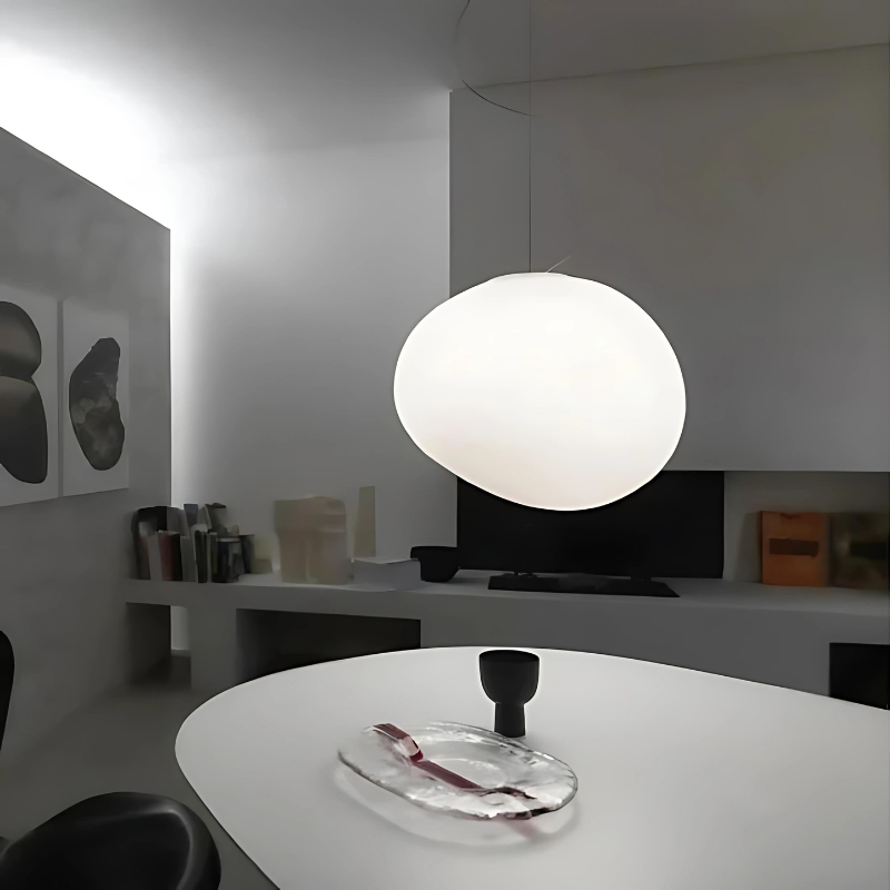 Elegant Glass Pebble Pendant Light for Home and Office Decor