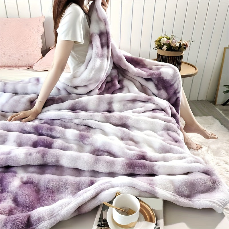 Fleece Blanket for Beds and Sofas - Soft, Warm, All-Season Comfort