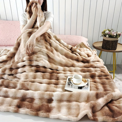 Plush Snuggle Blanket for Cozy Warmth at Home or Office