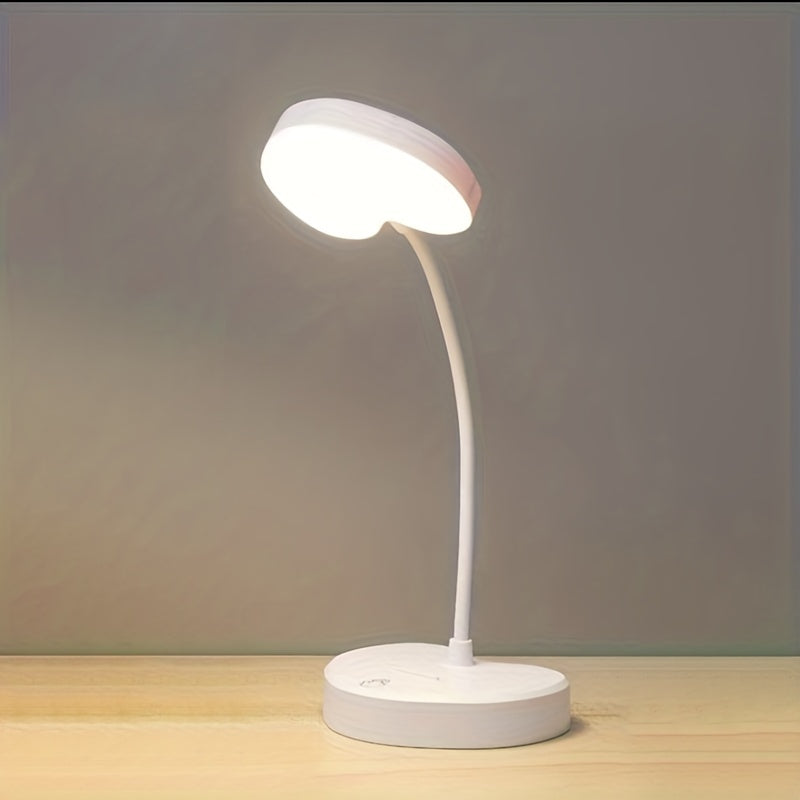 USB LED Desk Lamp Foldable for Home Office Use, Adjustable Brightness