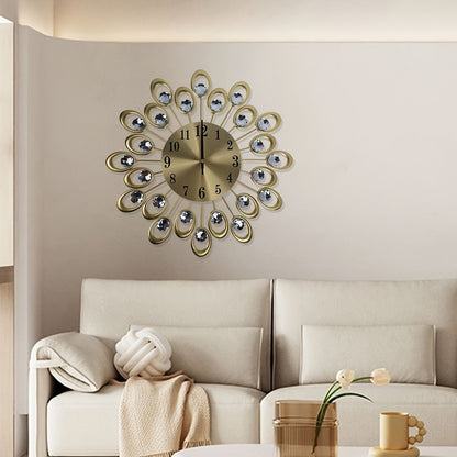 Wall Clock – Modern Metal Design for Home Office Decor, Stylish Elegant Timepiece