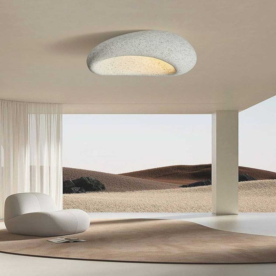 Modern Wabi Sabi Ceiling Light for Home and Office - Elegant Design