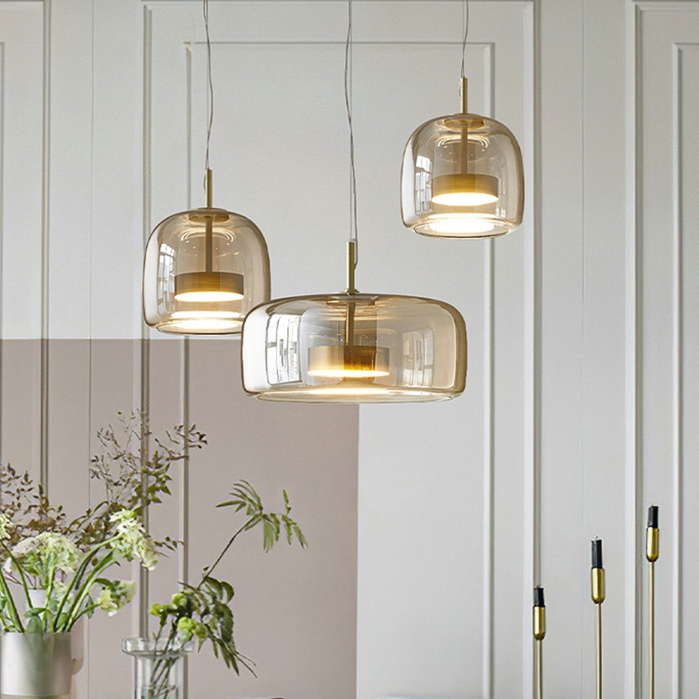 Retro LED Pendant Light for Home and Office - Elegant Luminance Design