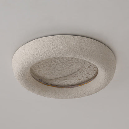 Elegant Round Resin Wall Lamp for Home Decor and Ambient Lighting