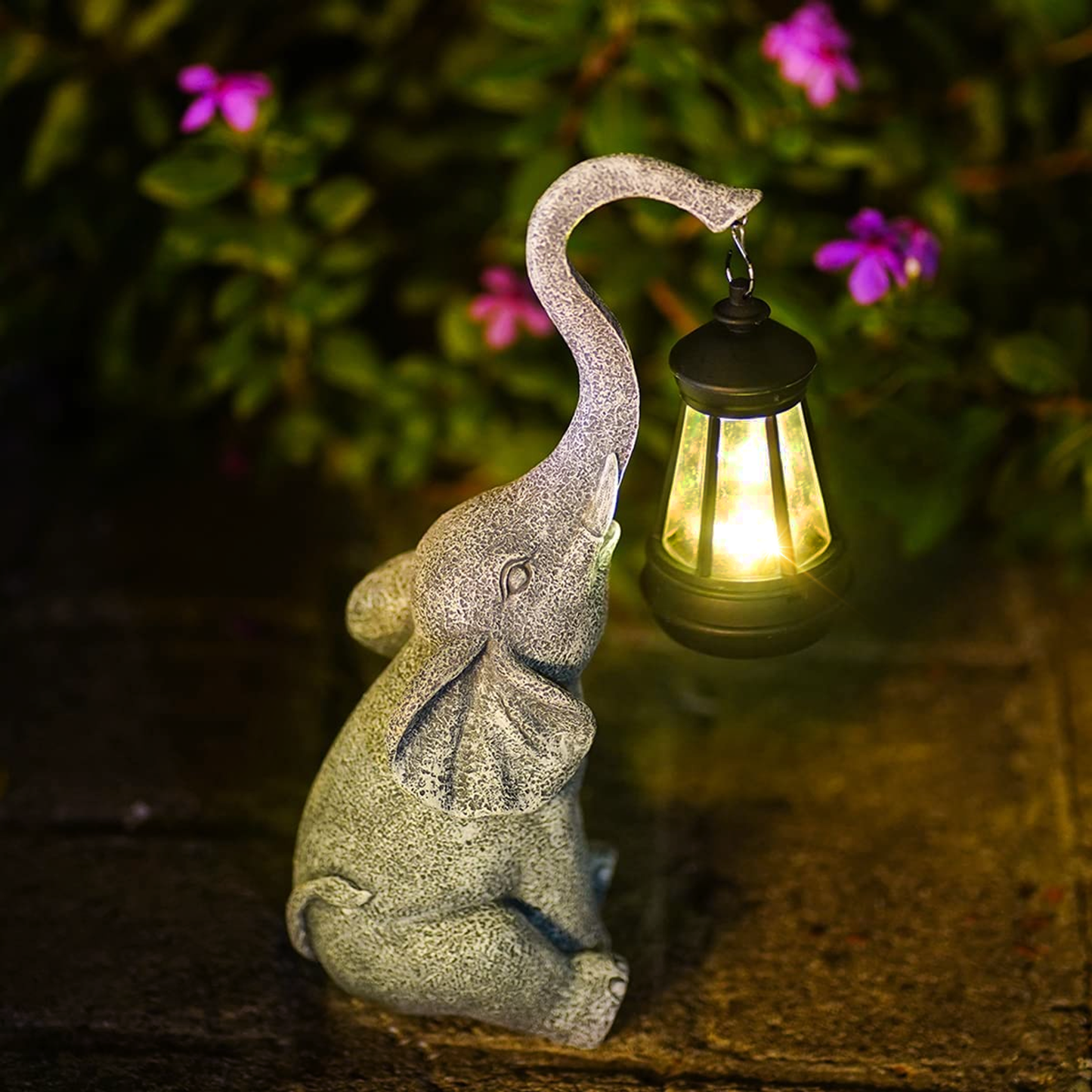 Garden Elephant Light - Decorative Outdoor Lighting for Patios and Gardens