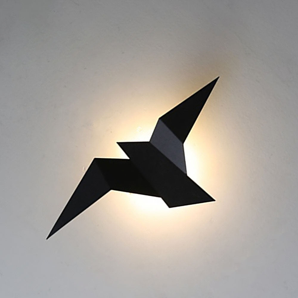 Iron Bird Wall Light for Home Decor - Creative Metal Design for Office Ambiance