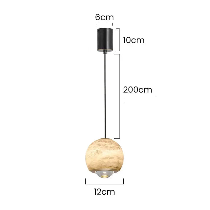 مصباح معلق من الرخام الاسكندنافي لديكور أنيق للمنزل والمكتب