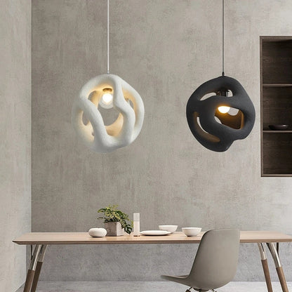 Scandinavian Pendant Light with Wabi Sabi Design for Home and Office