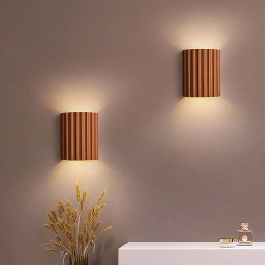 Resin Wall Sconce for Contemporary Home Decor and Office Lighting