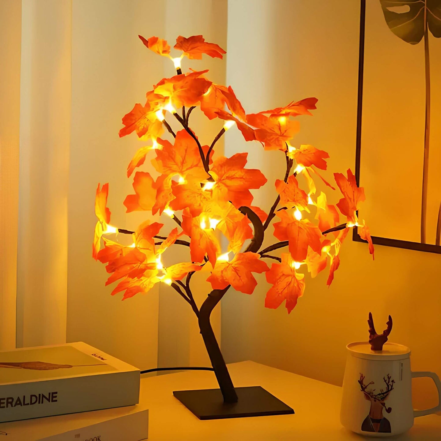 Tree Table Lamp for Home Decor - Stylish, Enchanting Design for Office Use