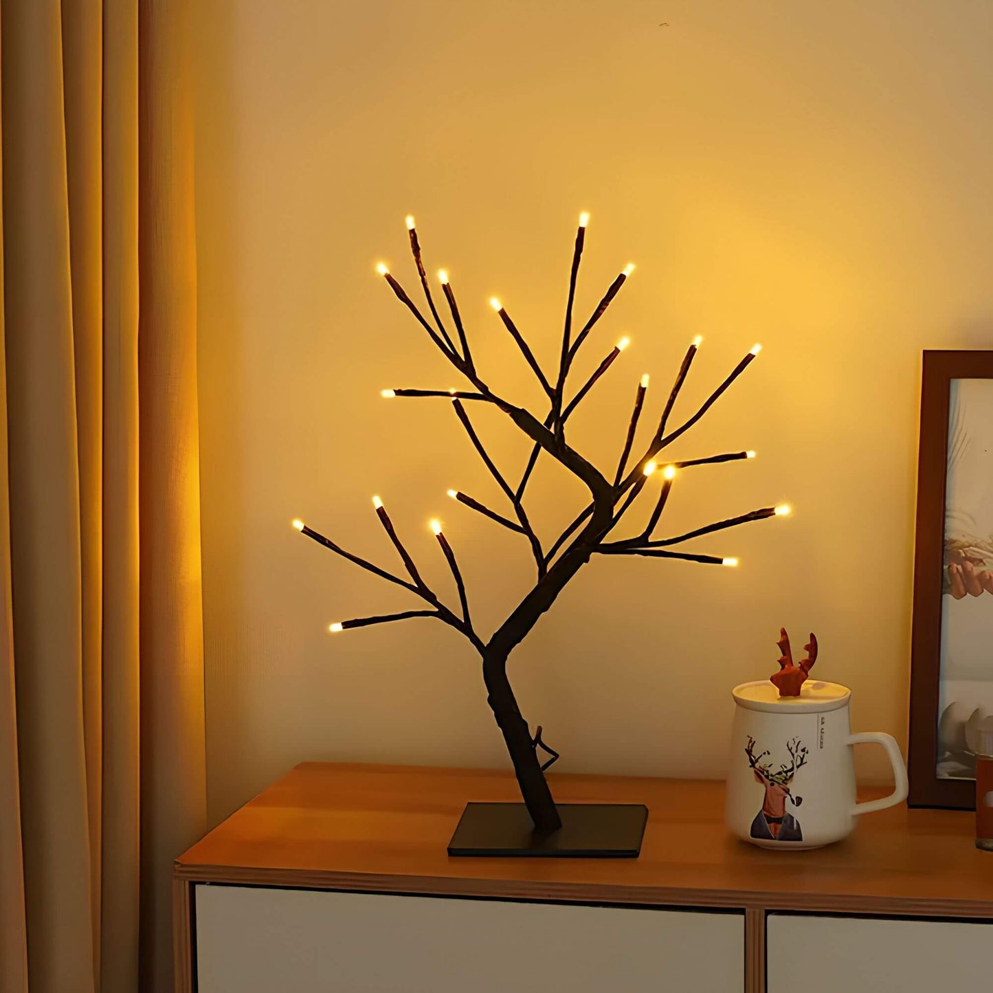 Tree Table Lamp for Home Decor - Stylish, Enchanting Design for Office Use