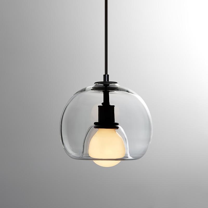 Elegant Glass Pendant Light for Minimalist Home and Office Decor