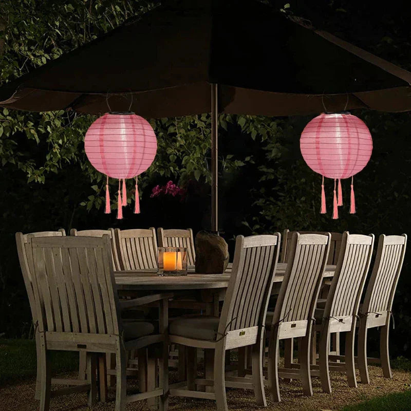 Waterproof Solar Pendant Light for Outdoor Spaces - Energy Efficient & Stylish