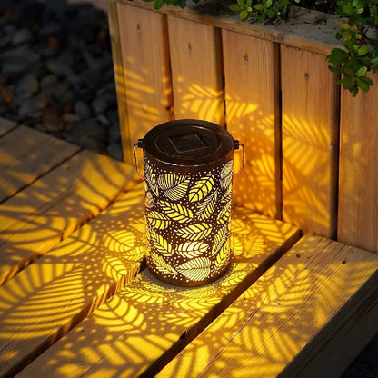LED Lanterns Indoor Outdoor – Stylish Leaf Design Light Fixtures for Home
