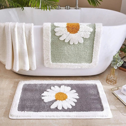 Non-Slip Bathroom Mat for Home - Soft, Absorbent, Quick-Dry Design