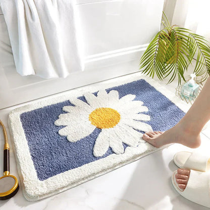 Non-Slip Bathroom Mat for Home - Soft, Absorbent, Quick-Dry Design