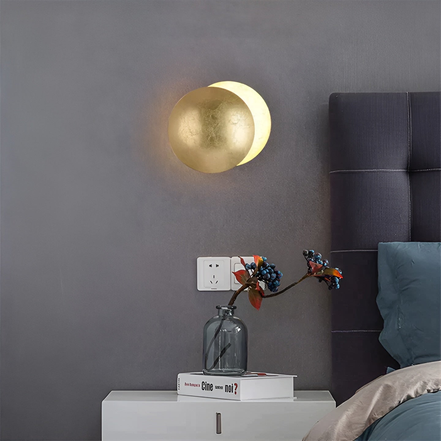 LED Wall Light 360° Rotatable for Home Ambience and Office Decor