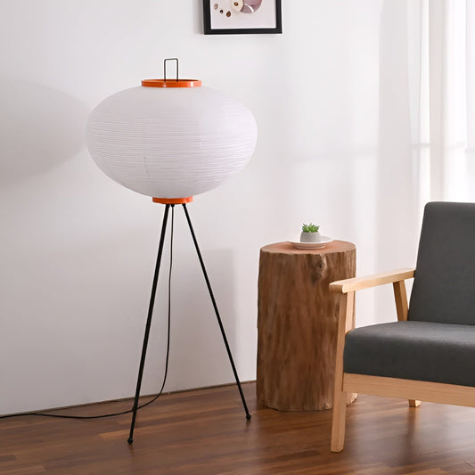 Japanese Floor Lamp – Rice Paper Light Fixture for Cozy Home Ambiance