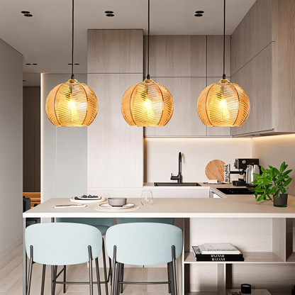 Glass Leaf Pendant Light - Retro Modern Lighting for Cozy Home Evenings